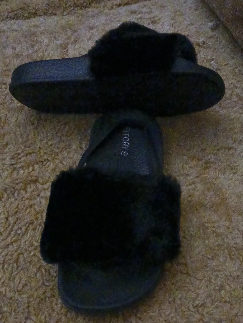 Tory Burch plush black